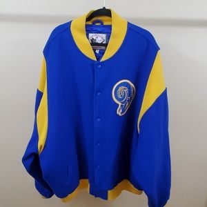 mitchell and ness rams jacket